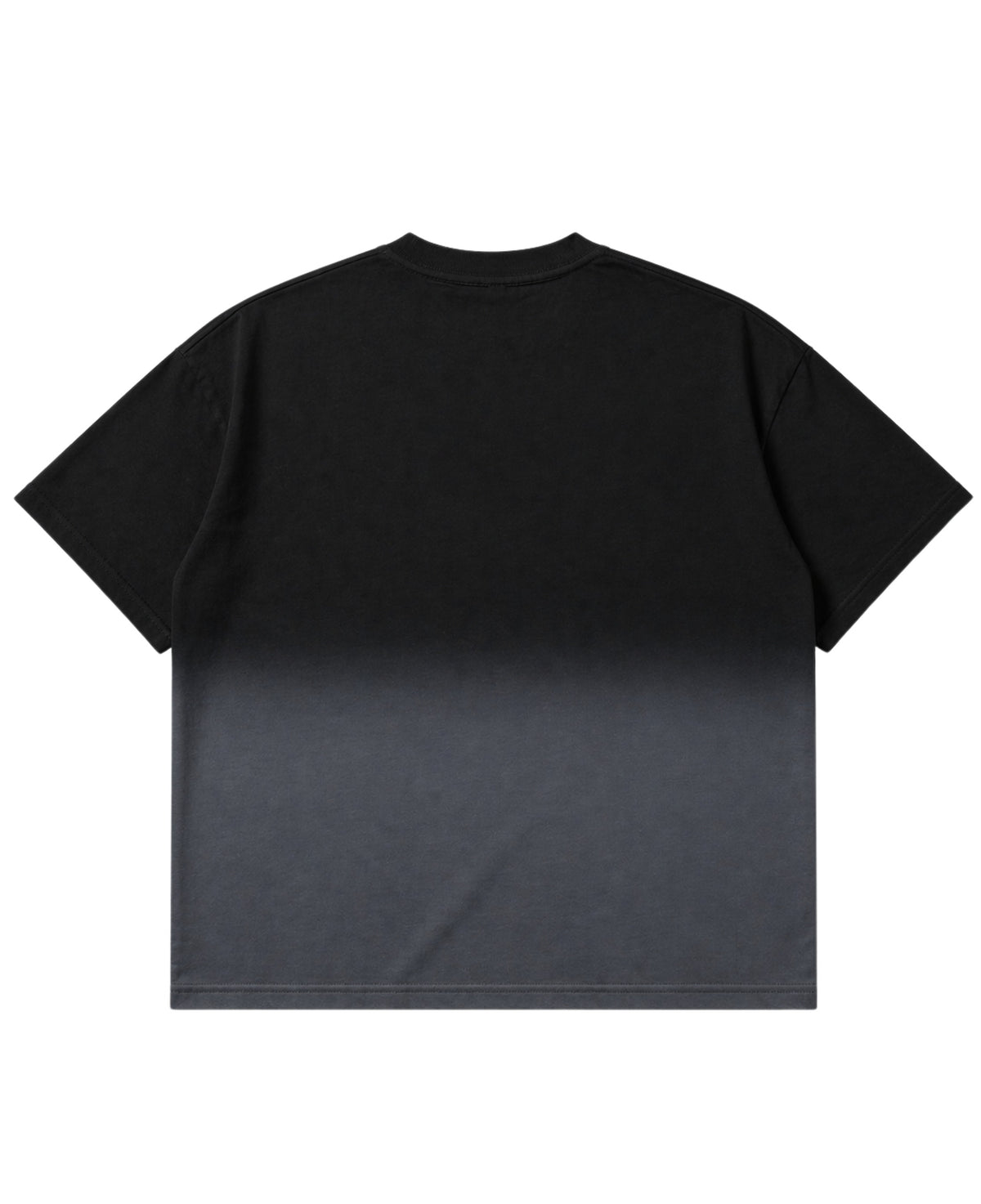 Black Ombre Wash Boxy Fit T-shirt